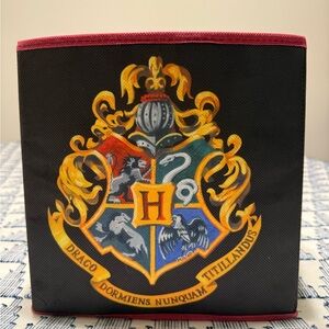 Harry Potter Hogwarts Storage Cube 10-Inch Storage Bin Cube Organizers -AD